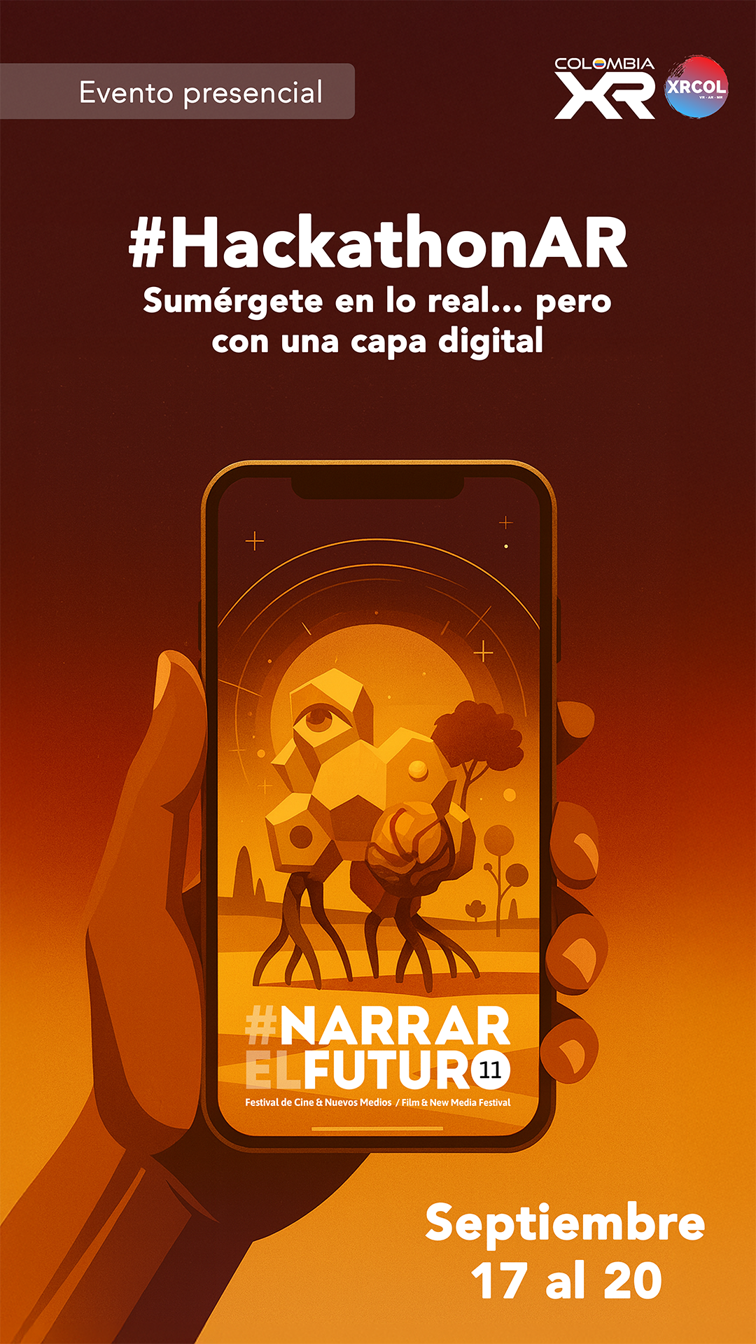 Imagen de portada de #HackathonAR – Bogotá 17–20 Sep 2025